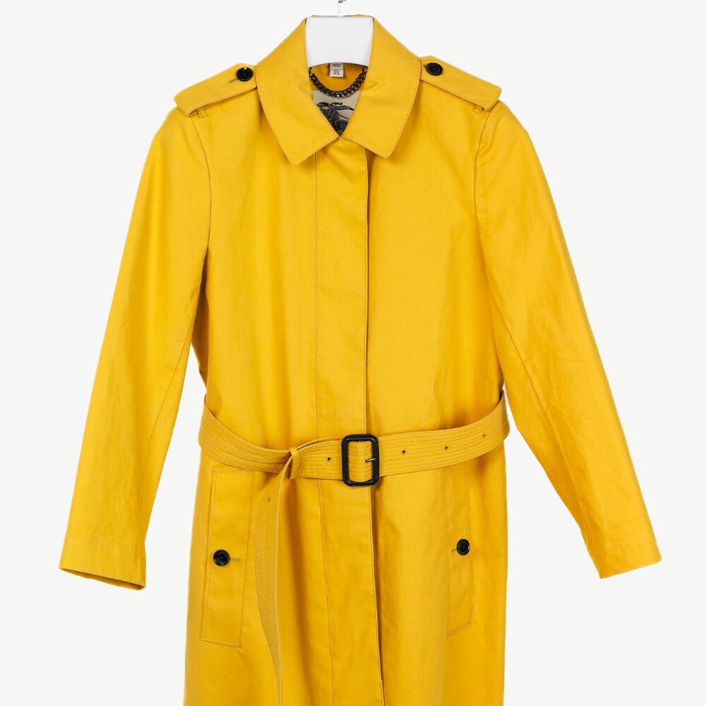 Burberry Dandelion Mid-Length Bonded Cotton Trench Coat - Picture 2 of 14